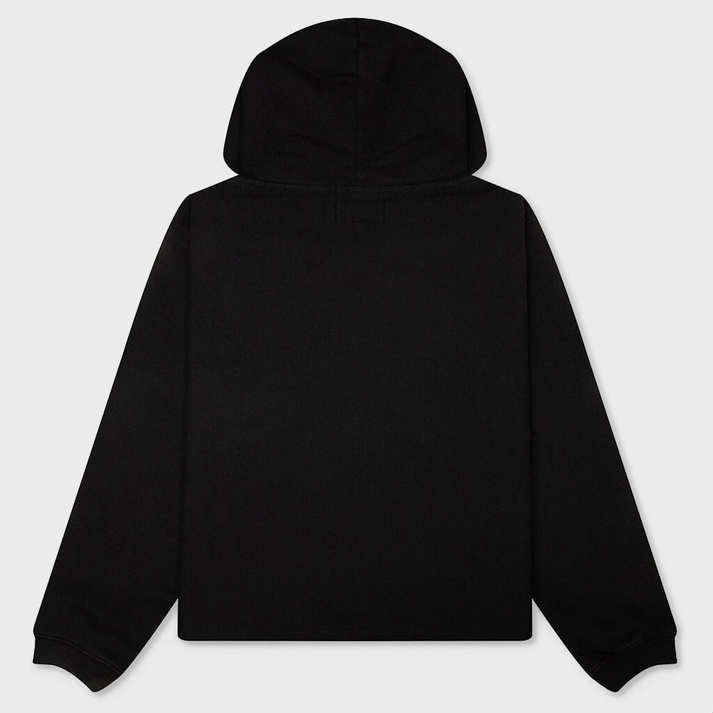 Oval Pullover Hood - Black