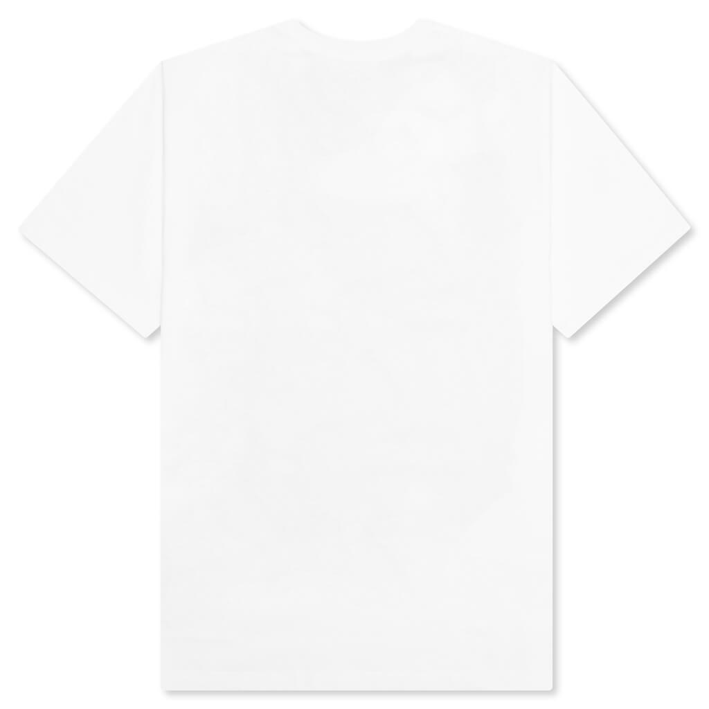 Overprinted Ape Head Tee - White