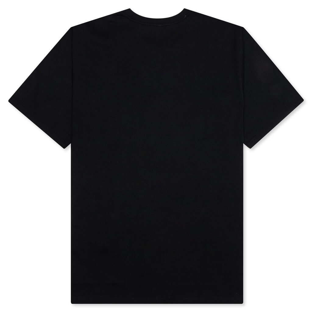 Overprinted College Tee - Black