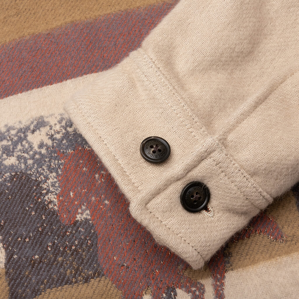 Overshirt with Zip - Canvas