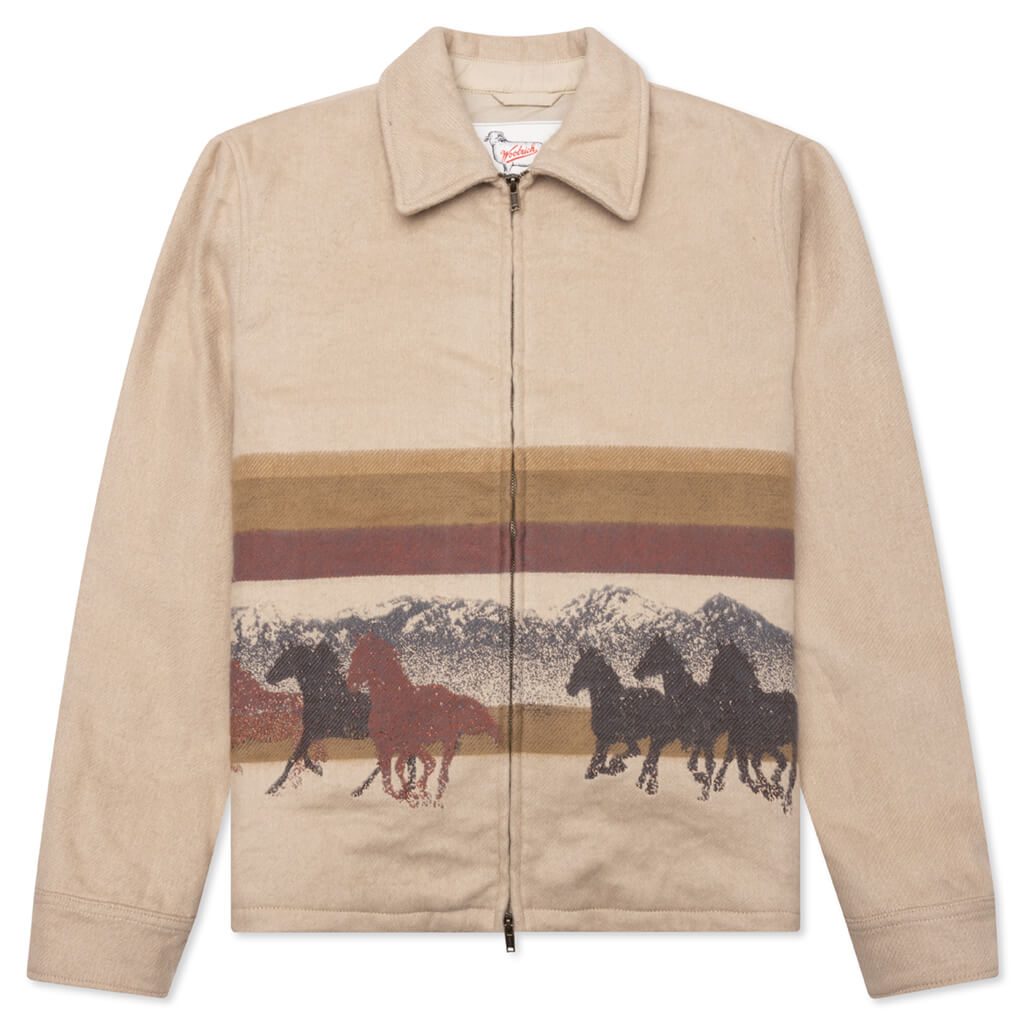 Overshirt with Zip - Canvas