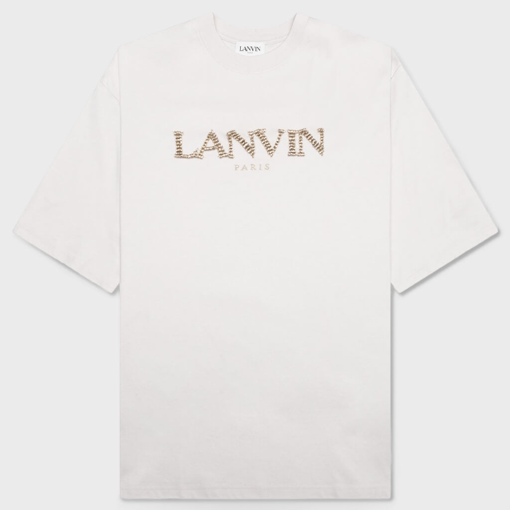 Oversized Fit Tee Shirt - Mastic