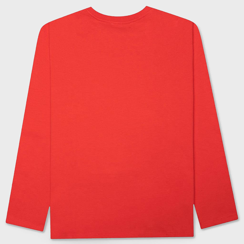 Oversized Planet L/S T-Shirt - Infrared
