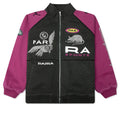 Owl Meets Rat Racing Jacket - Purple Pink