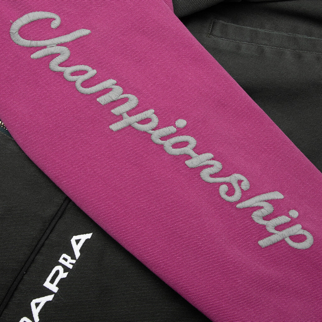 Owl Meets Rat Racing Jacket - Purple Pink