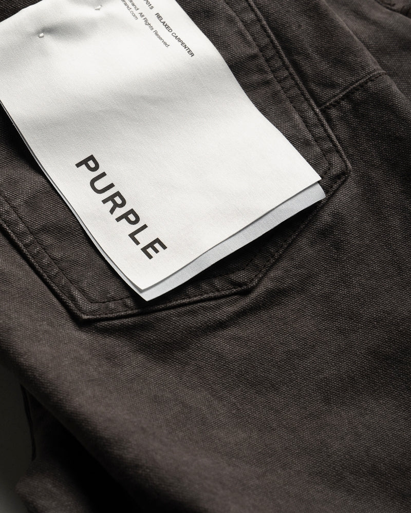 Purple Brand Canvas Overdye Carpenter Pant - Brown