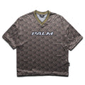 Palm Angels Camo Allover Palm Sport Tee - Brown