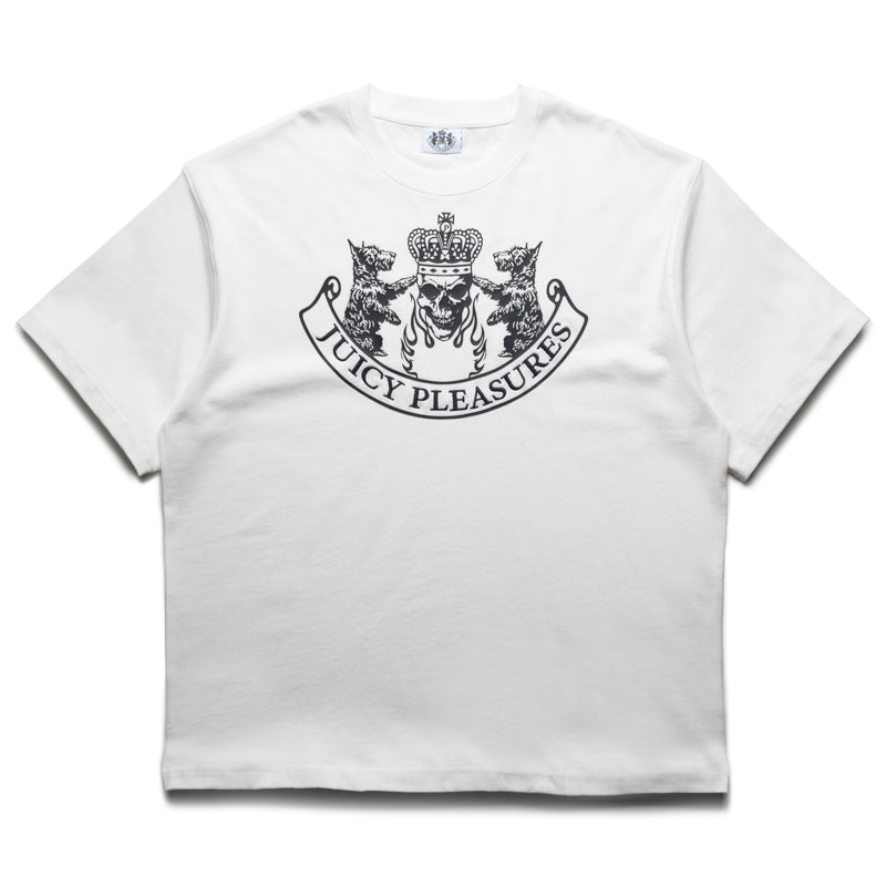 Pleasures Skull Crest Heavyweight Tee - White