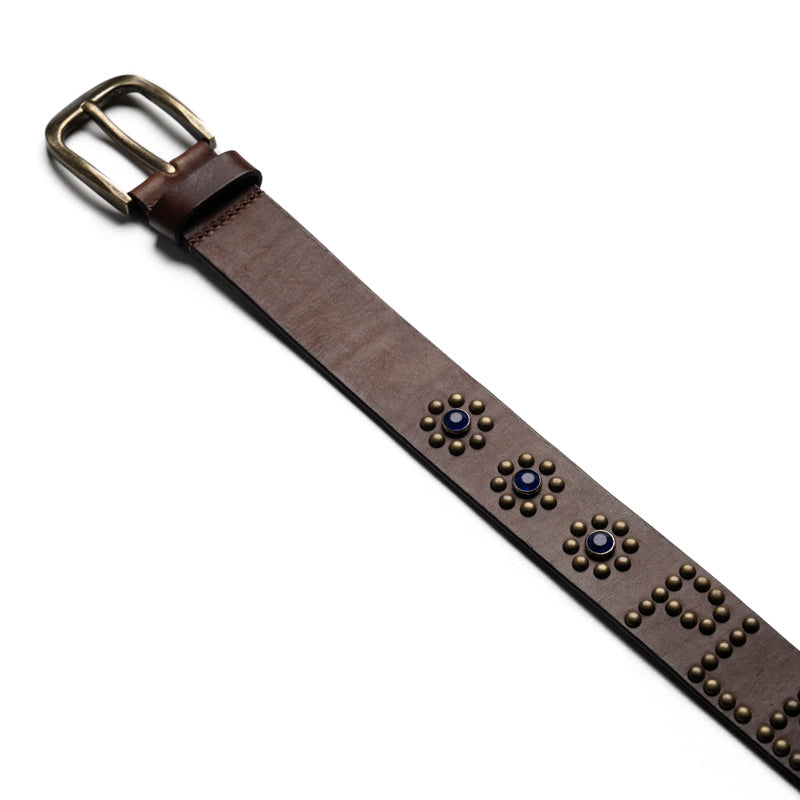 Pleasures Studded Belt - Brown
