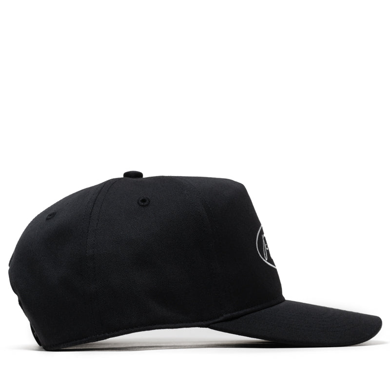 Politics x '47 Alternate Script Logo Hitch Snapback - Black