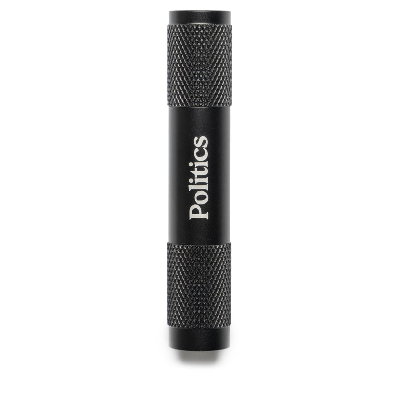 Politics Flashlight Keychain - Black