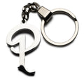 Politics Core Logo Keychain - Silver