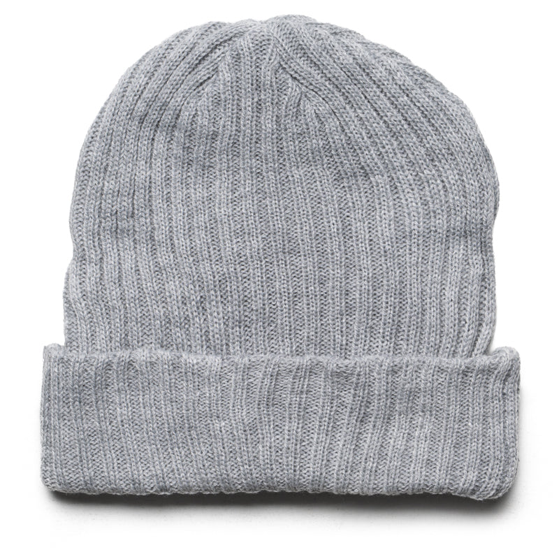 Politics Cuff Knit Beanie - Heather Grey