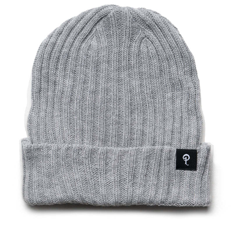 Politics Cuff Knit Beanie - Heather Grey
