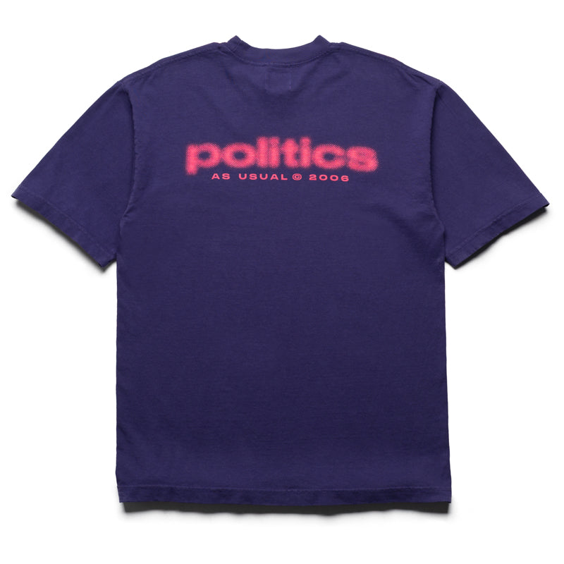 Politics Blur Tee - Purple