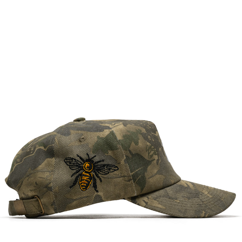 Politics Busy Being Nice Script Strapback - Camo/White