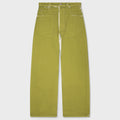 Screen Printed Denim Wide Leg Pant - Lemonade