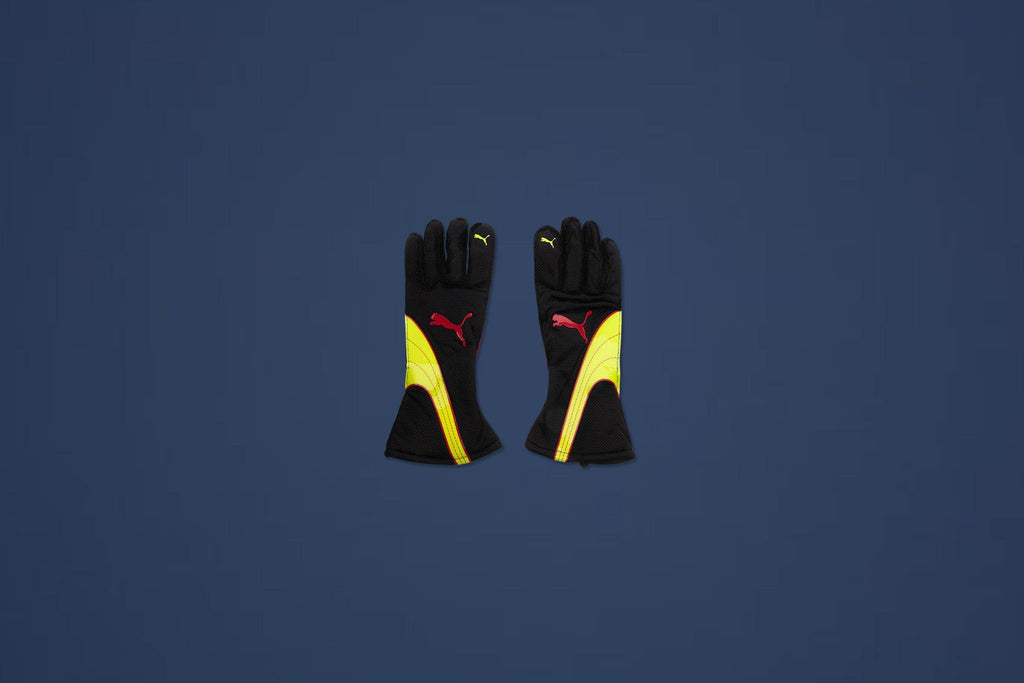 Fire Gloves - Black/Pop Red