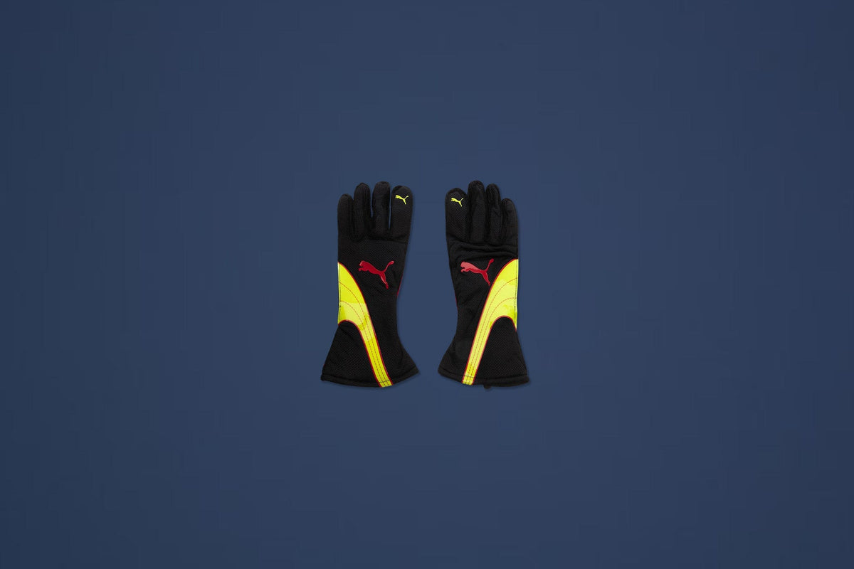 Fire Gloves - Black/Pop Red