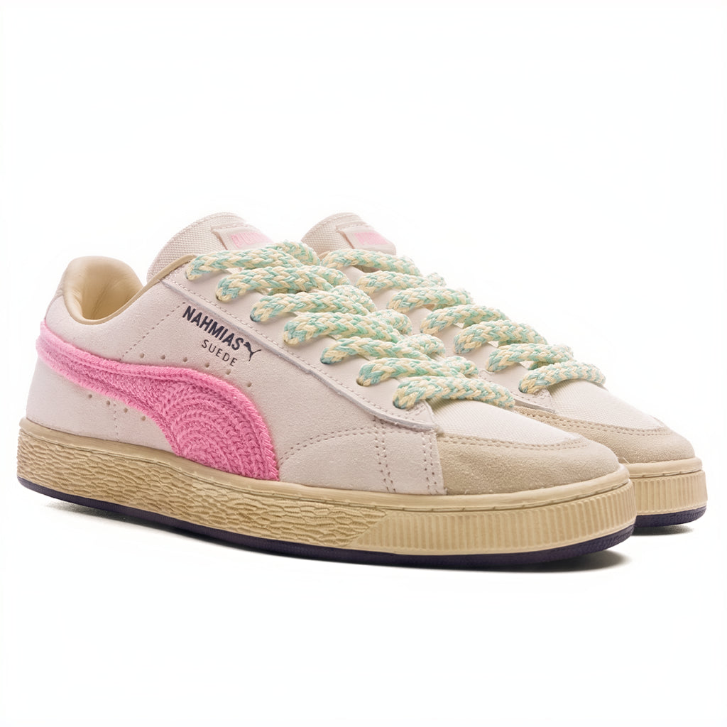 Suede Crochet - Jasmine Flower/Pink Pixel/Canvas