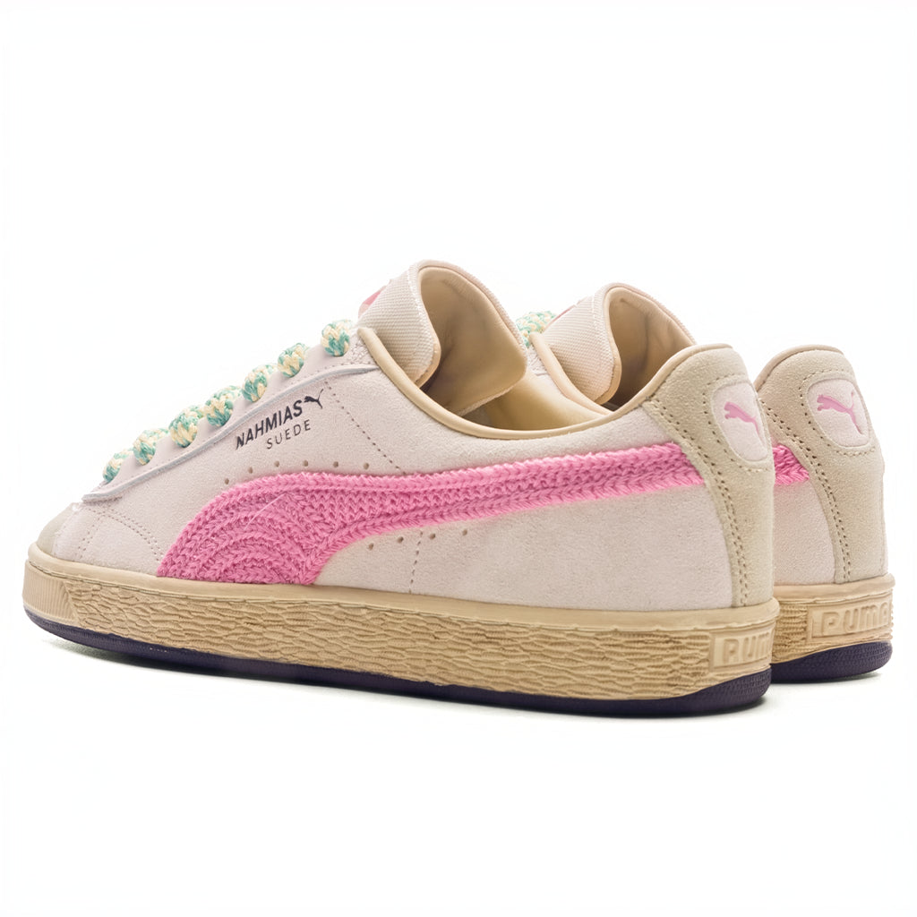 Suede Crochet - Jasmine Flower/Pink Pixel/Canvas