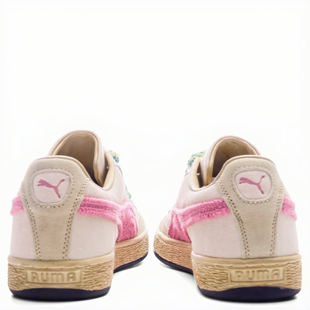 Suede Crochet - Jasmine Flower/Pink Pixel/Canvas