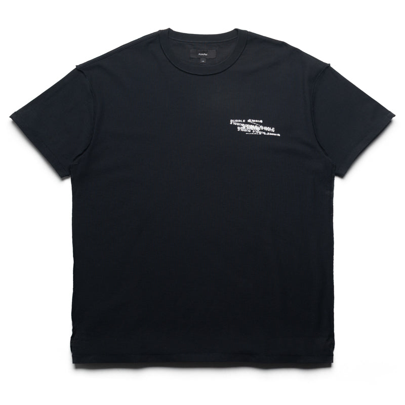 Purple Brand Jumbled Wordmark Tee - Black