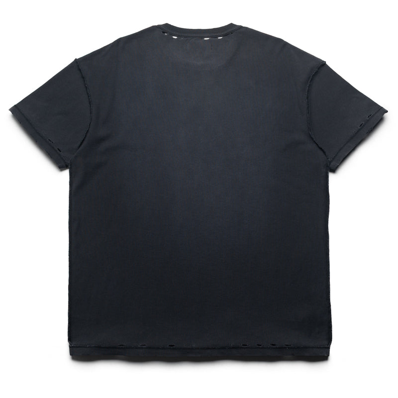 Purple Brand Layered Wordmark Tee - Black