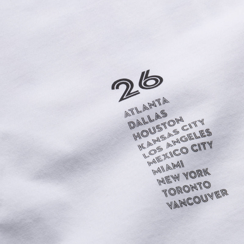 Purple Brand Countries Tee - White
