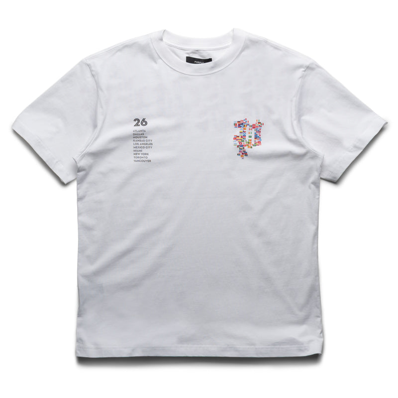 Purple Brand Countries Tee - White