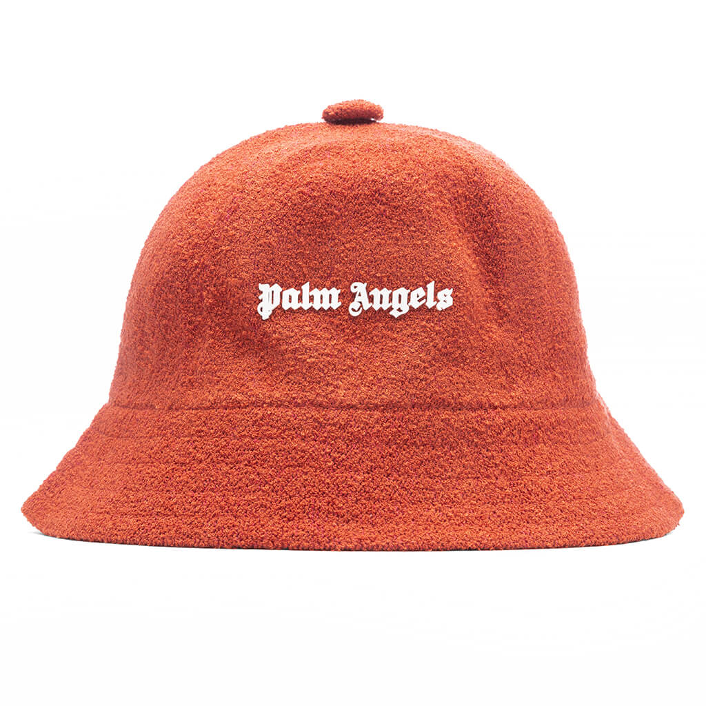 Bouclè Bucket Hat - Brick Red