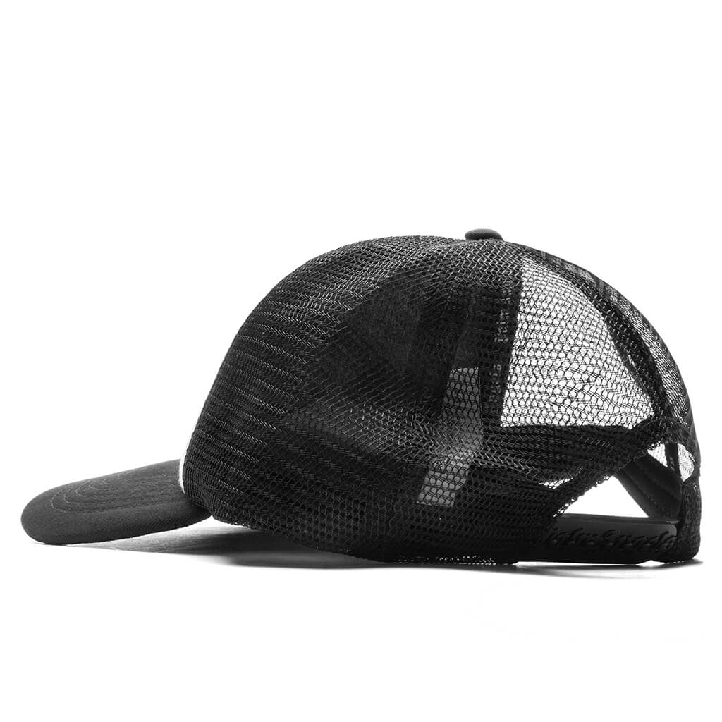 Curved Logo Trucker - Black