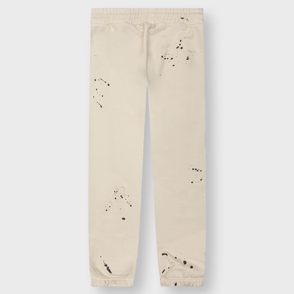 GD Glittered Logo Sweatpants - Off White