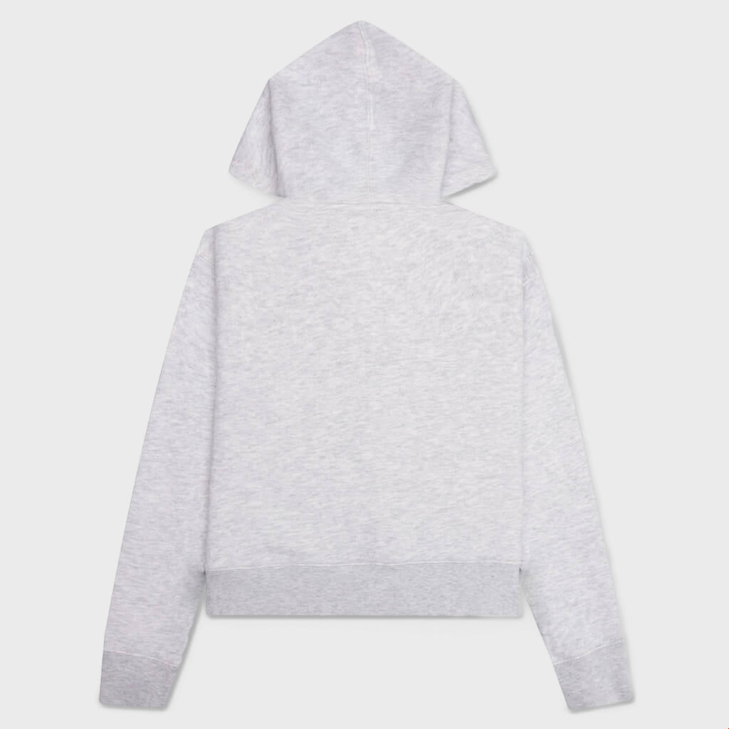 Kids Bear Hoodie - Melange Grey