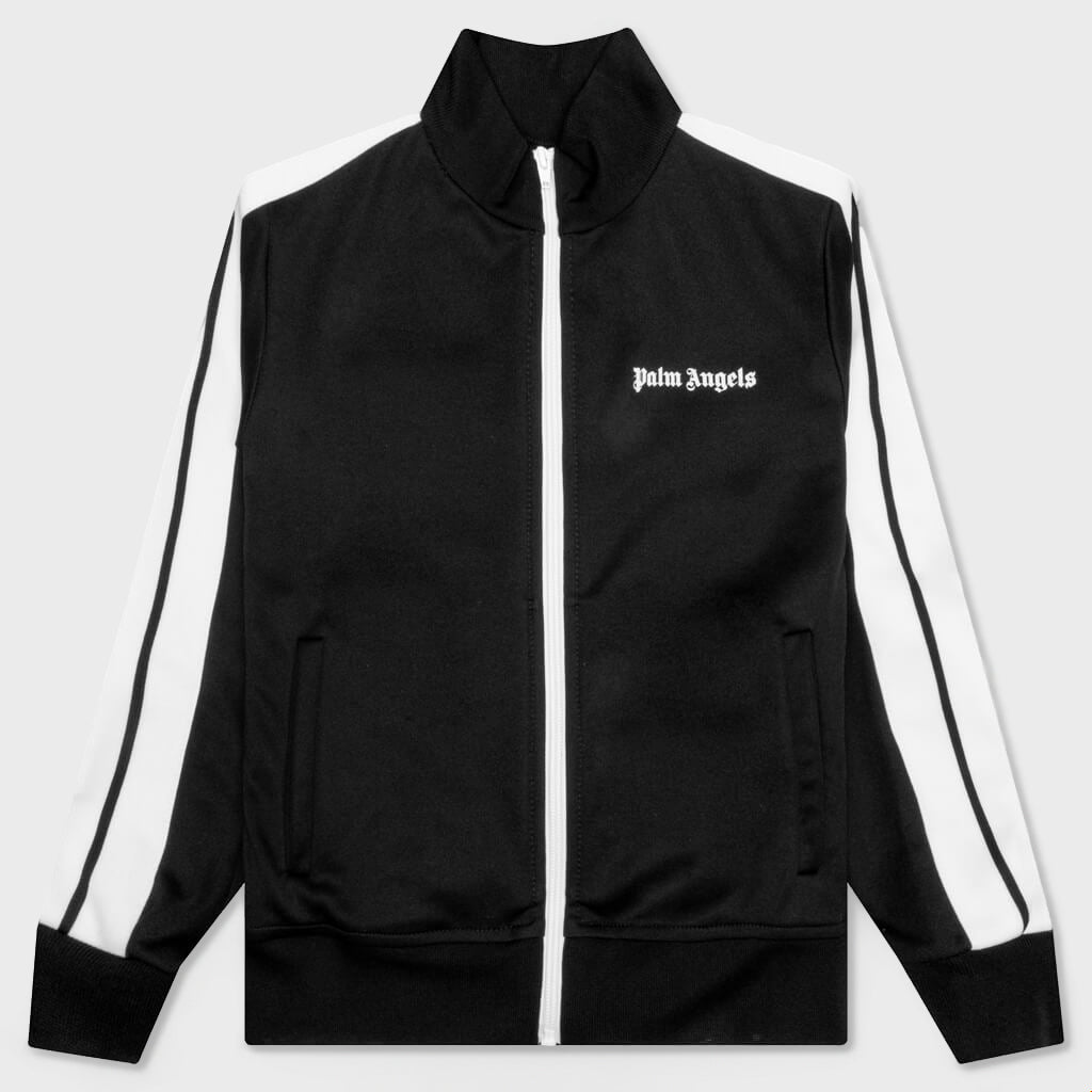 Kids Track Jacket - Black/White