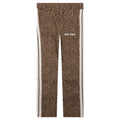 Leopard Jacquard Track Pants - Beige/Off White