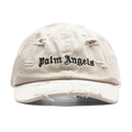 Ripped Logo Cap - Beige/Black