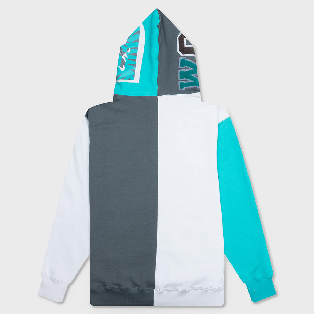 Color Block Shark Relaxed Fit Full Zip - Multi