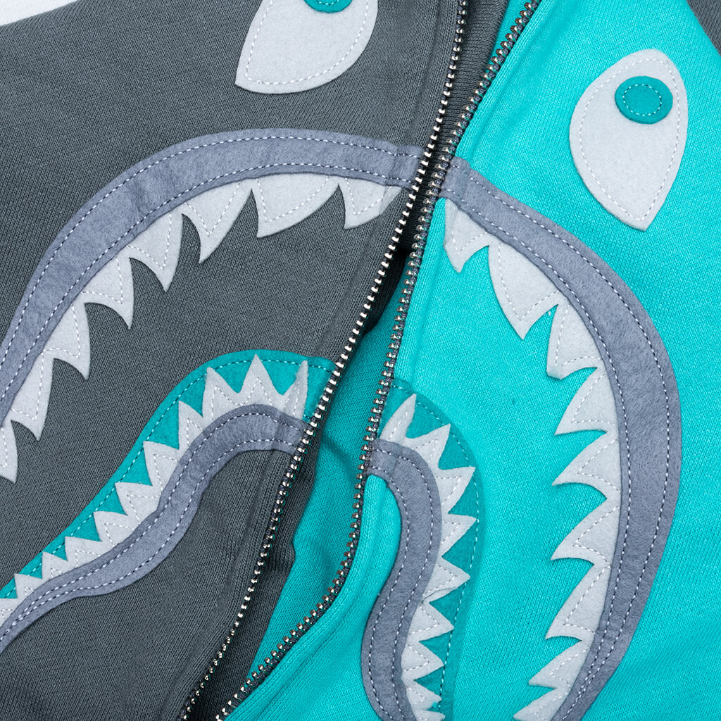 Color Block Shark Relaxed Fit Full Zip - Multi
