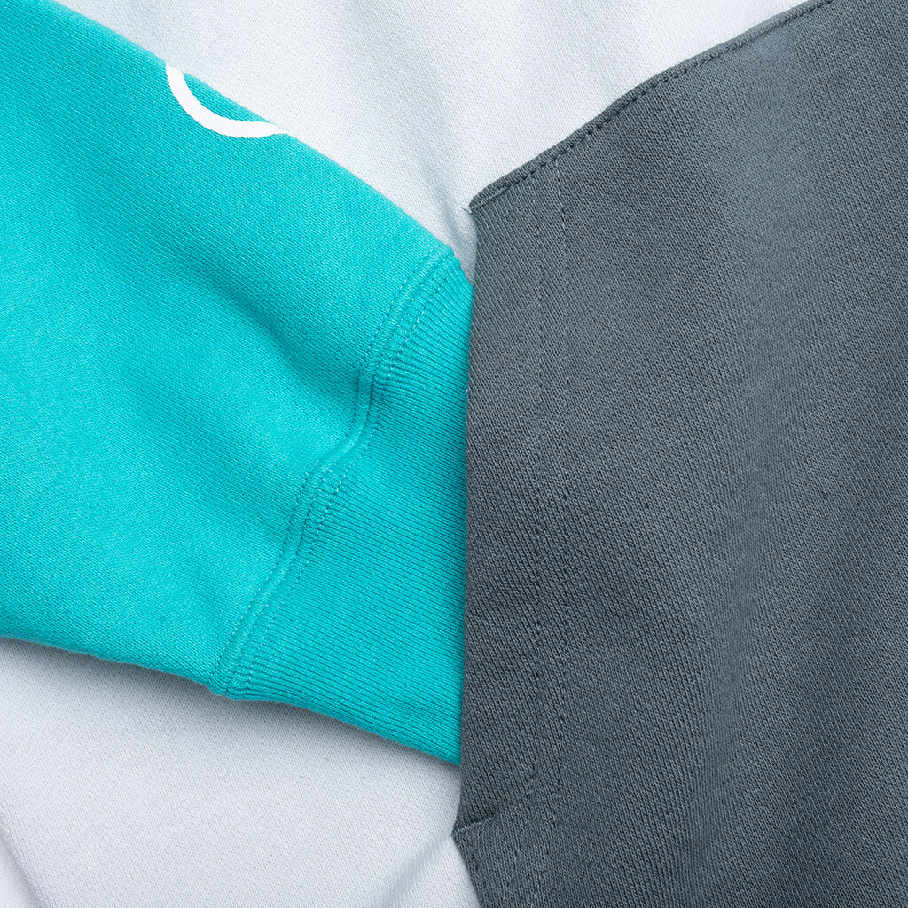 Color Block Shark Relaxed Fit Full Zip - Multi