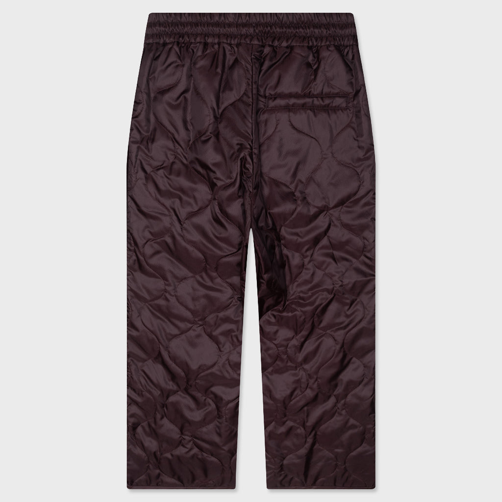 Pleaded Padded Pants - Auburn