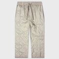 Pleaded Padded Pants - Sand