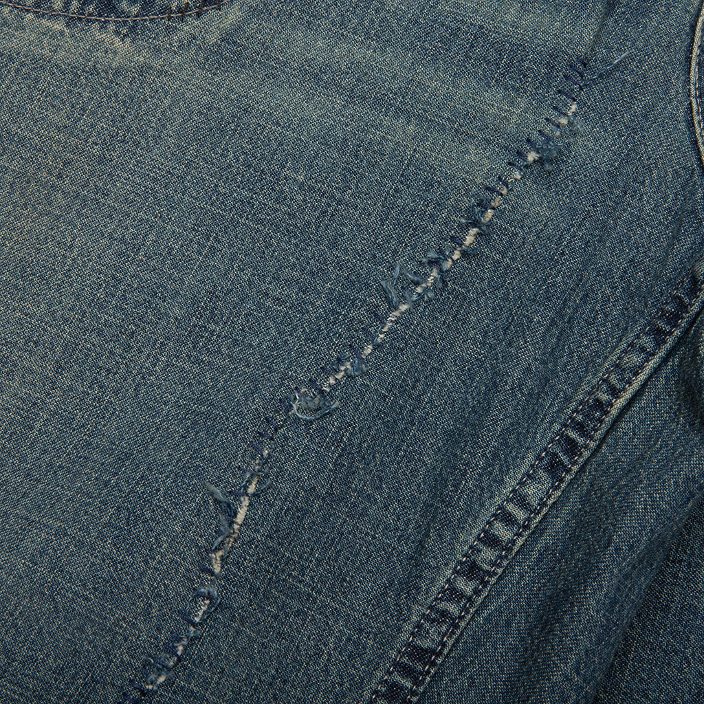 Wide-Leg Jeans - Blue