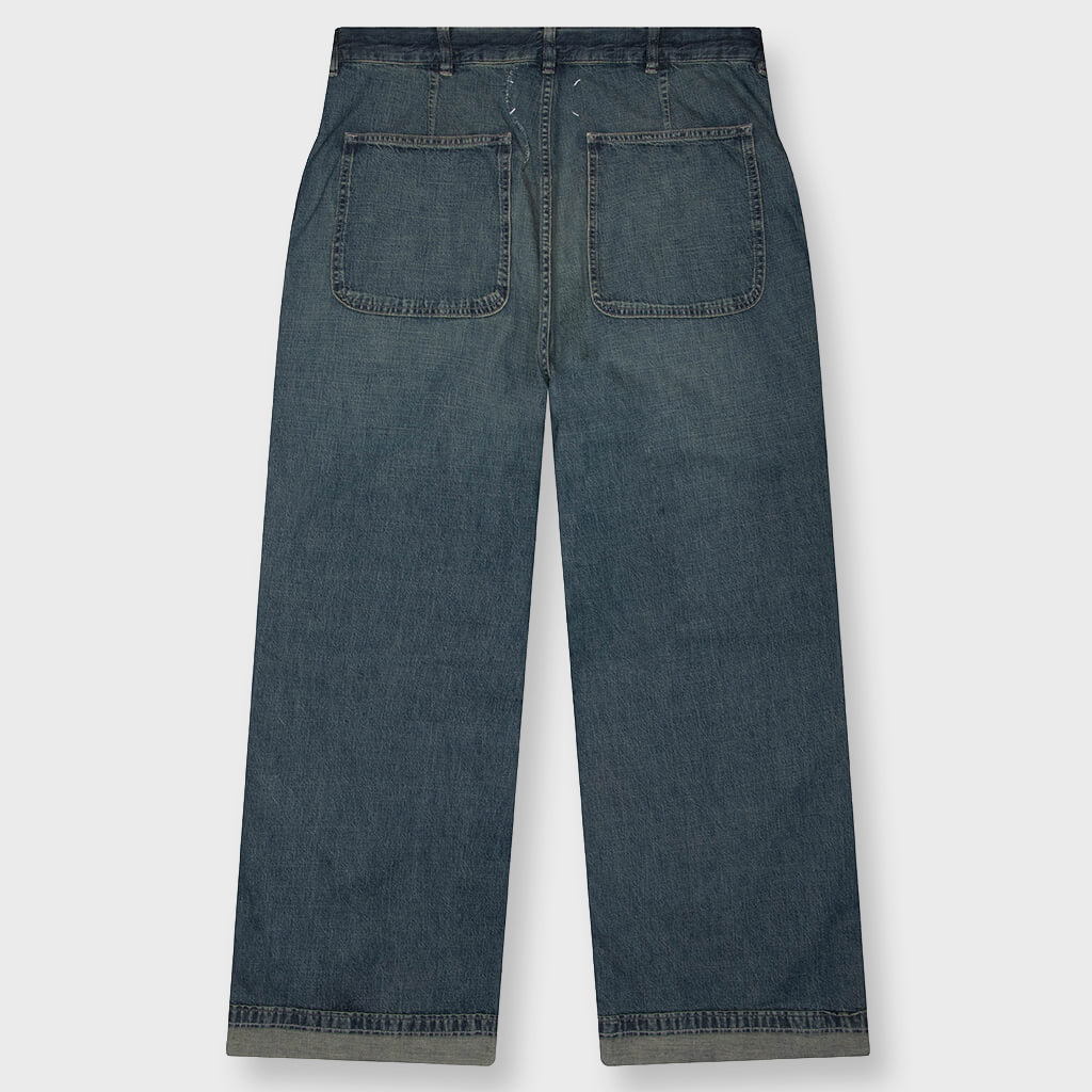 Wide-Leg Jeans - Blue