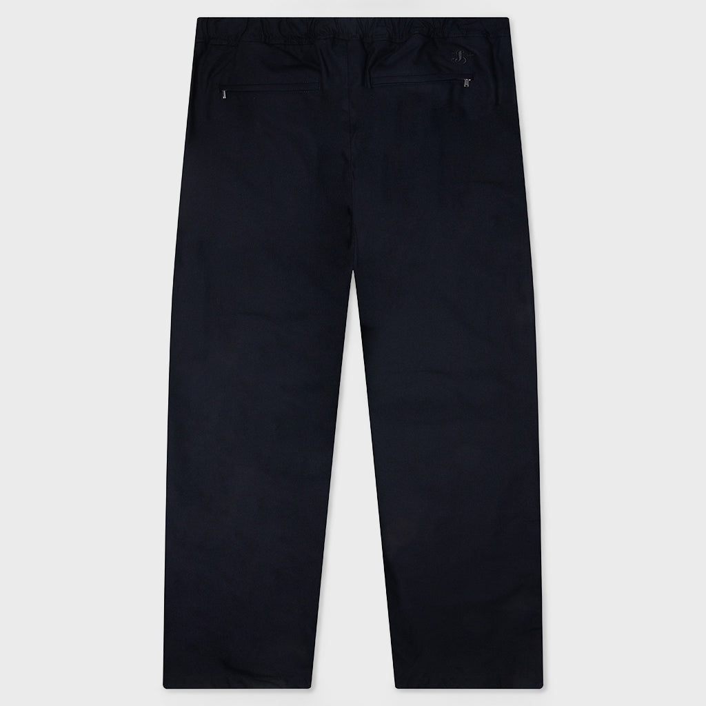 Belted Trousers - Dark Navy