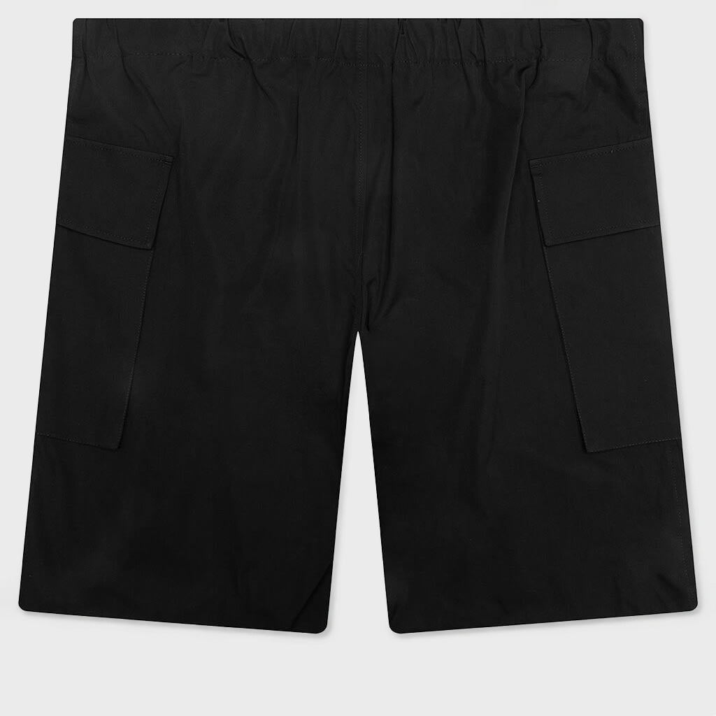 Glass Finish Cotton Poplin 94 Shorts - Black