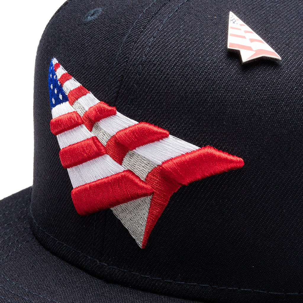 American Dream Crown Old School Snapback - Navy