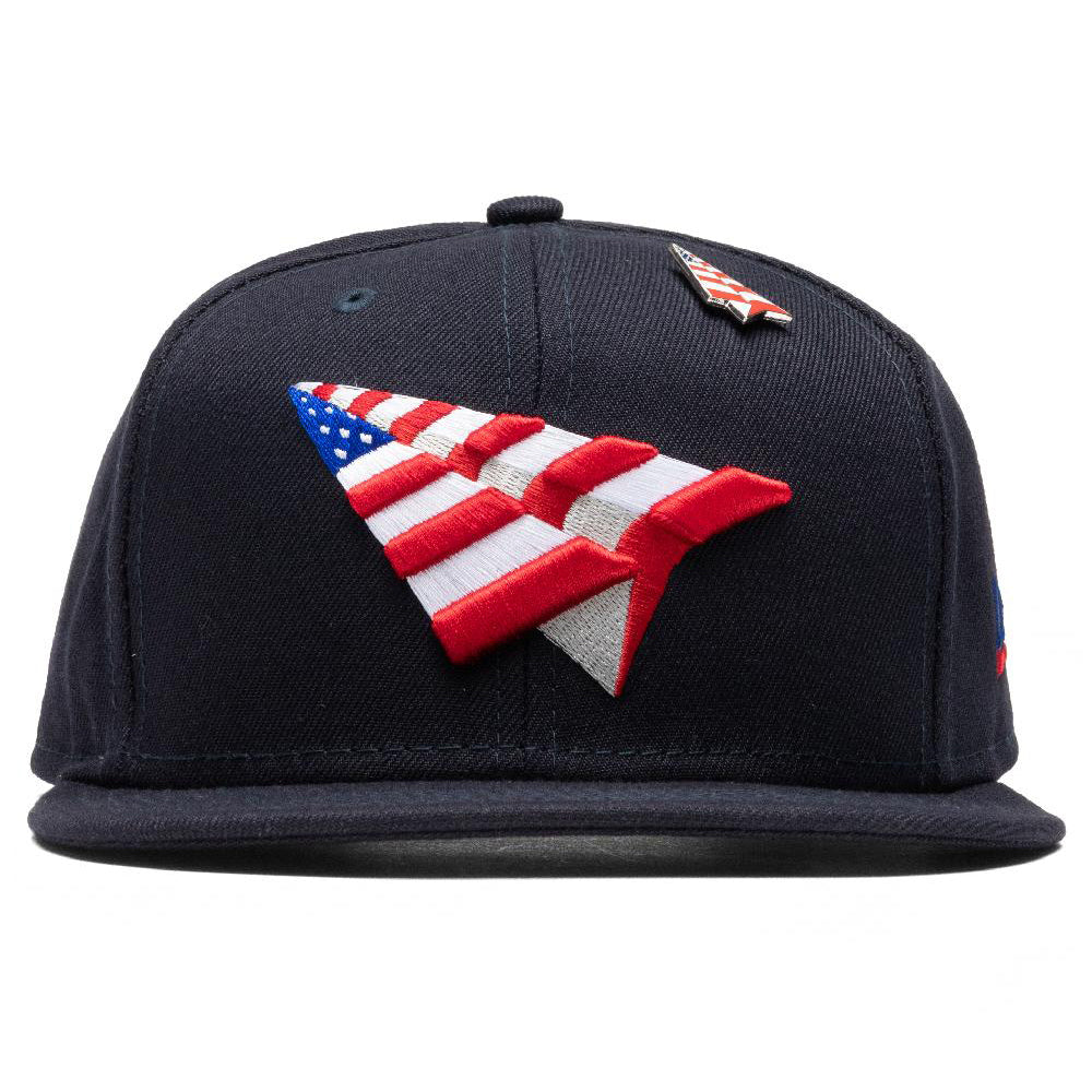 American Dream Crown Old School Snapback - Navy