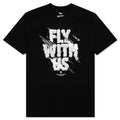 Fly With Us Tee - Black