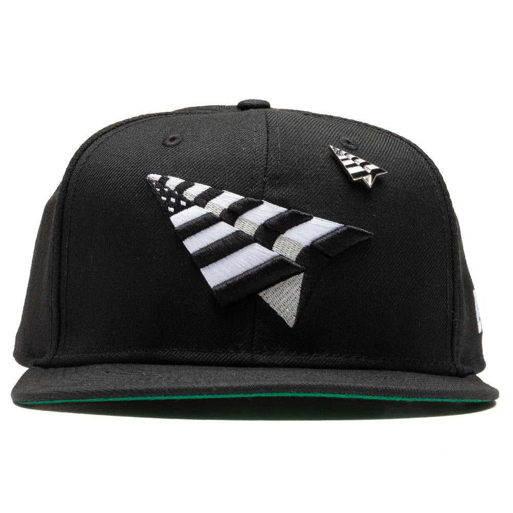The Original Crown Fitted - Black/Green Undervisor